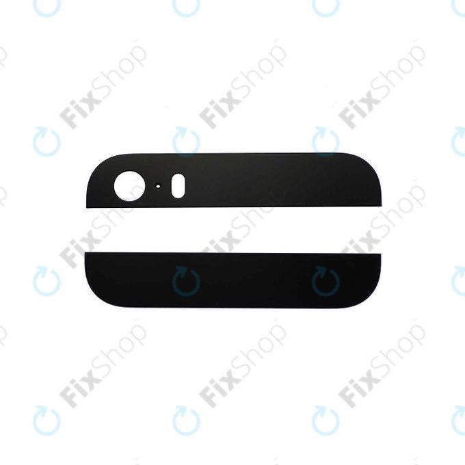 Apple iPhone 5S - Zadné Bare (Space Gray)