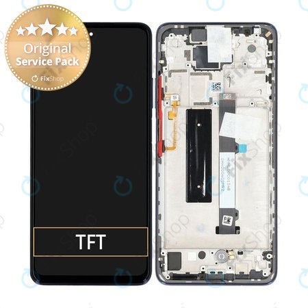 Xiaomi Mi 10T Lite 5G - Ecran LCD + Sticlă Tactilă + Ramă (Atlantic Blue) - 5600030J1700, 5600090J1700 Genuine Service Pack