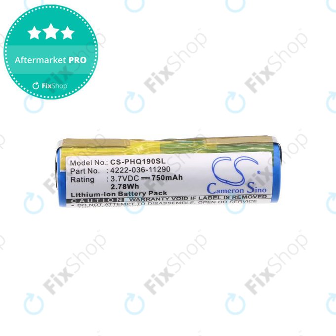 Baterie pentru Philips 8895XL, 750mAh, Li-Ion, 3.7V, 036-11290, HQ