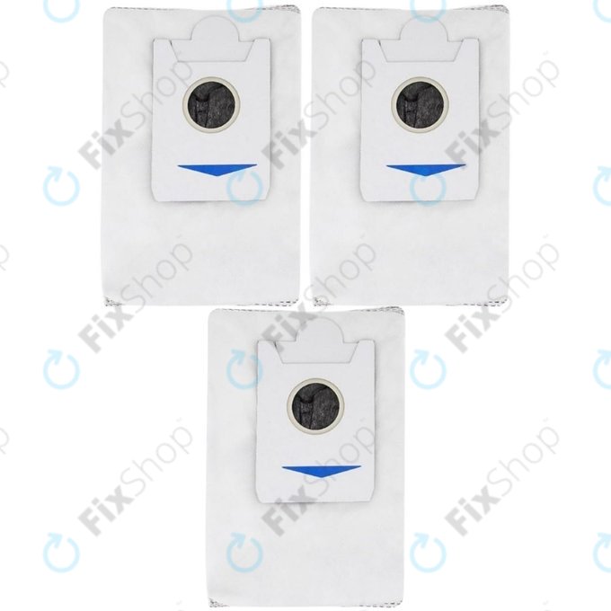 Sac de praf, 3 buc., Carbon activ pentru Ecovacs Deebot X2-series, X5-series