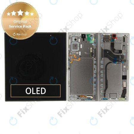 Samsung Galaxy Z Fold 7 F966B - Ecran LCD + Sticlă Tactilă + Ramă (Silver Shadow) - GH82-37548A Genuine Service Pack