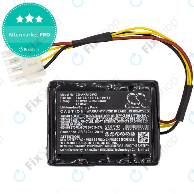 Baterie pentru Al-Ko Robolinho 100, Al-Ko Robolinho 110, 2500mAh, Li-Ion, 18V, 440454, HQ