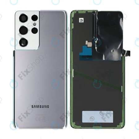 Samsung Galaxy S21 Ultra G998B - Carcasă Baterie (Phantom Silver) - GH82-24499B Genuine Service Pack