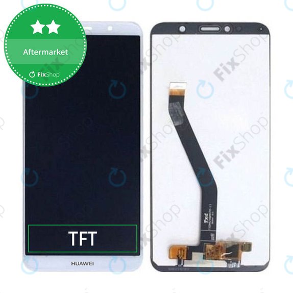 Huawei Y6 (2018) - Ecran LCD + Sticlă Tactilă (White) TFT