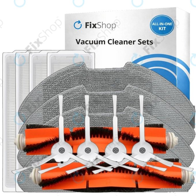 Set de piese de schimb pentru Xiaomi Mi Robot Vacuum Mop 2 Pro, 2 Lite (2x Perie principală, 4x Filter, 4x Perie laterală, 4x Mop, 4x Sac de praf)