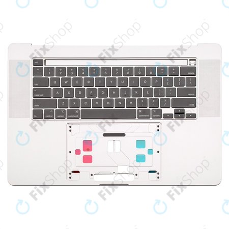 Apple MacBook Pro 16" A2141 (2019) - Superior Ramă Tastatură + Tastatură UK (Silver)