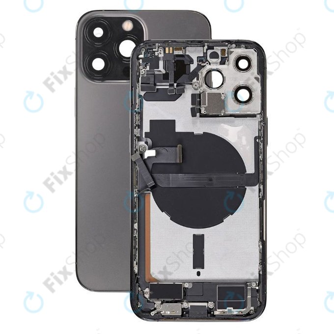 Apple iPhone 13 Pro Max - Carcasă Spate cu Piese Mici (Graphite)