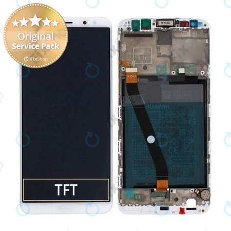 Huawei Mate 10 Lite RNE-L21 - Ecran LCD + Sticlă Tactilă + Ramă + Baterie (Prestige Gold) - 02351QXU, 02351QEY