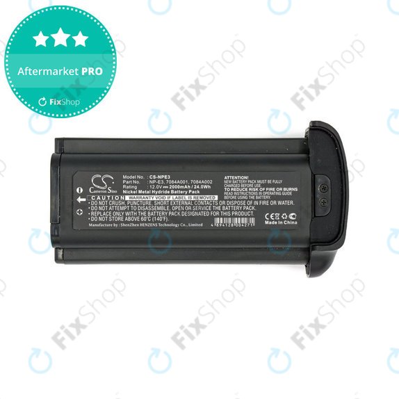 Baterie pentru Canon Eos 1Ds, 2000mAh, Ni-MH, 12V, NP-E3, HQ
