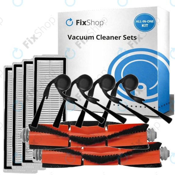 Set de piese de schimb pentru Xiaomi Robot Vacuum 5, 5 Pro (2x Perie principală, 4x Filter, 4x Perie laterală)