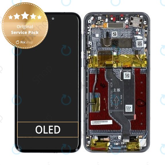 Honor Magic7 Pro - Ecran LCD + Sticlă Tactilă + Ramă (Black) - 0235AMRV Genuine Service Pack
