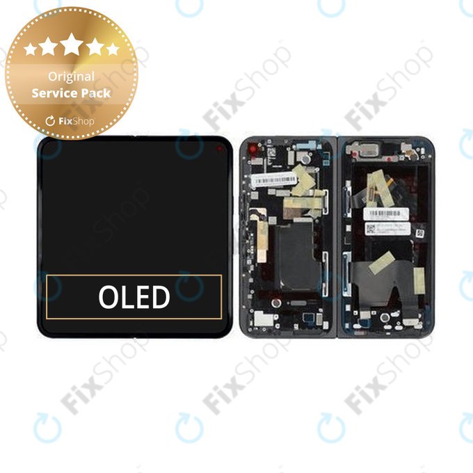 Ecran pentru Google Pixel 9 Pro Fold, Inner, Obsidian, Sticlă Tactilă fără ramă, G949-00903-00, Genuine Service Pack