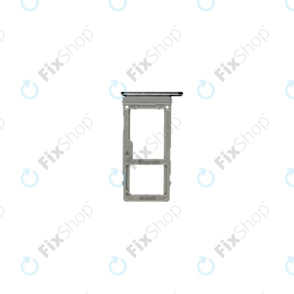 Samsung Galaxy A8 A530F (2018) - SIM/Slot SD (Black) - GH98-42519A Genuine Service Pack