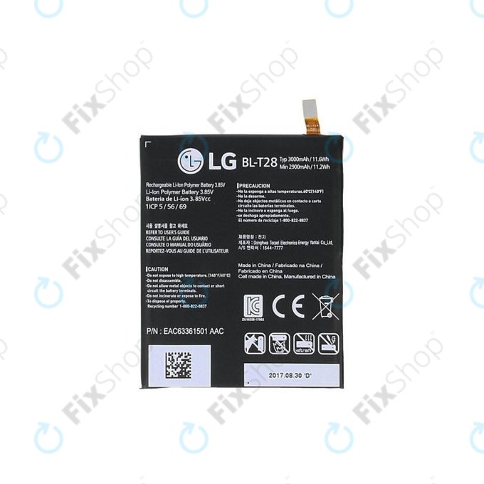 LG Q8 H970 - Baterie BL-T28 3000 mAh - EAC63361501