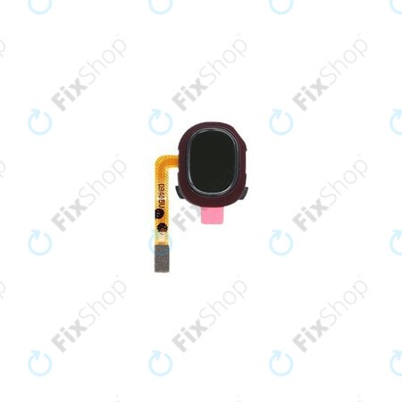 Samsung Galaxy A20e A202F - Senzor de Amprentă Deget + Cablu Flex (Black) - GH96-12565A Genuine Service Pack