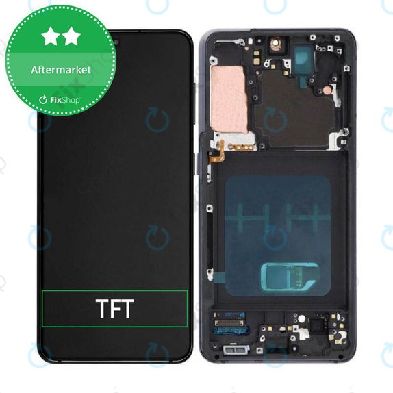Samsung Galaxy S21 G991B - Ecran LCD + Sticlă Tactilă + Ramă (Phantom Gray) TFT