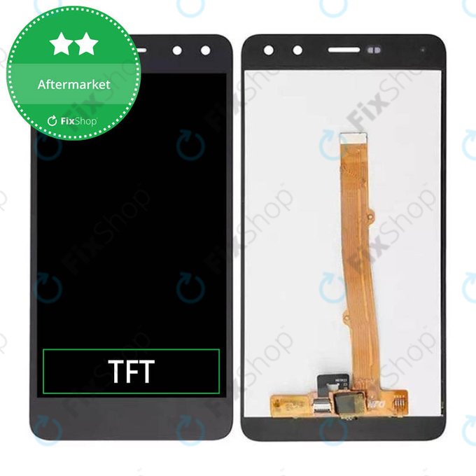 Huawei Y6 (2017) - Ecran LCD + Sticlă Tactilă (Black) TFT