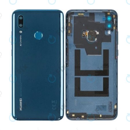 Huawei P Smart (2019) - Carcasă Baterie + Senzor de Amprentă (Sapphire Blue) - 02352LUW Genuine Service Pack