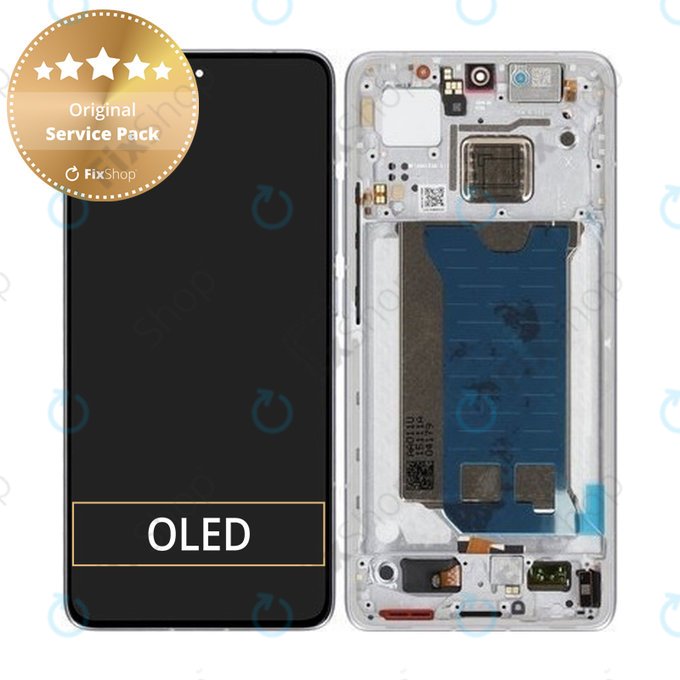 Xiaomi Poco F7 Pro 5G - Ecran LCD + Sticlă Tactilă + Ramă (Silver) - 56002200O1100 Genuine Service Pack