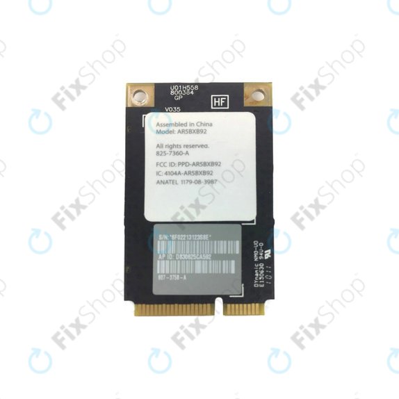 Apple iMac 21.5" A1311 (Late 2009 - Mid 2010), iMac 27" A1312 (Late 2009 - Mid 2010) - Cardul WiFi AirPort AR5BXB92