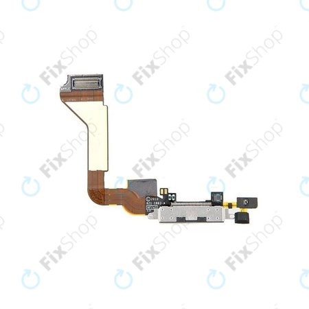 Apple iPhone 4 - Conector de Încărcare + Microfon + Cablu Flex (Black)