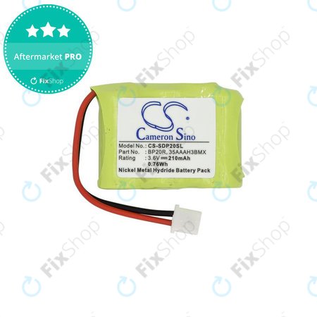 Baterie pentru Dogtra Receiver, Collar, 210mAh, Ni-MH, 3.6V, BP20R, HQ