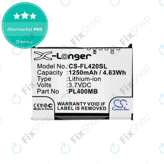 Baterie pentru Fujitsu Siemens Loox N560, N520, N500, 420, 410, 1250mAh, Li-Ion, 3.7V, PL400MB, HQ