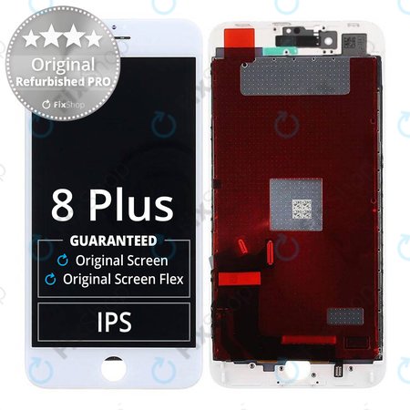 Apple iPhone 8 Plus - Ecran Display LCD + Touchscreen + Ramă (White) Original Refurbished PRO