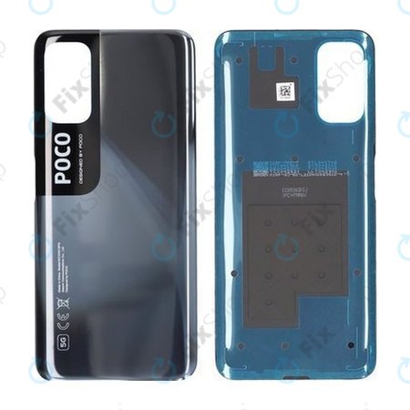 Xiaomi Poco M3 Pro - Carcasă baterie (Power Black) - 550500013E9X Genuine Service Pack