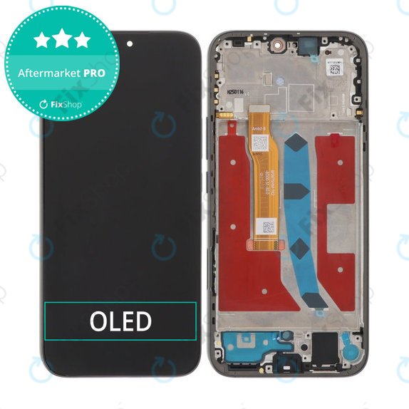 Honor 400 Lite - Ecran LCD + Sticlă Tactilă + Ramă (Velvet Black) OLED