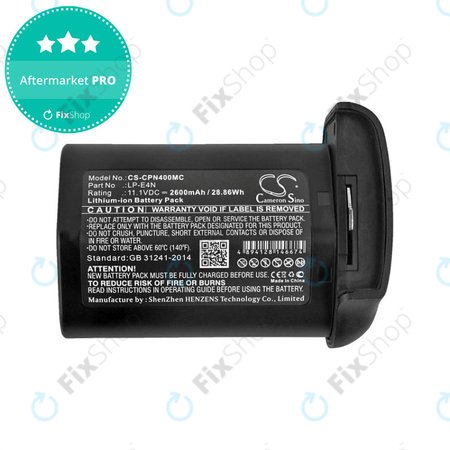 Baterie pentru Canon 1D Mark 3, EOS-1D MarkIII, Mr-14ex, 2600mAh, Li-Ion, 11.1V, LP-E4N, HQ