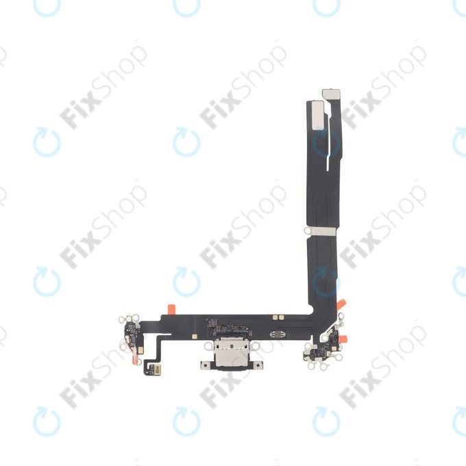 Apple iPhone 16 Plus - Conector de Încărcare + Cablu Flex (Black)