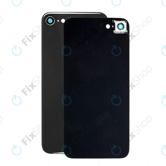 Apple iPhone 8 - Sticlă Carcasă Spate + Sticlă Cameră Spate (Space Gray)