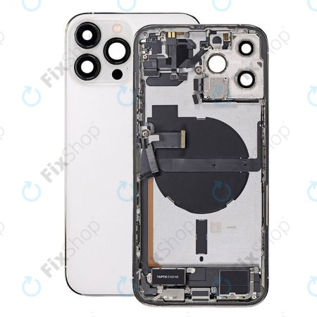 Apple iPhone 13 Pro Max - Carcasă Spate cu Piese Mici (Silver)