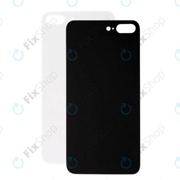 Apple iPhone 8 Plus - Sticlă Carcasă Spate (Silver)