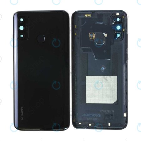Huawei P Smart (2020) - Carcasă Baterie (Midnight Black) - 02353RJV Genuine Service Pack