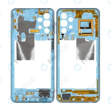 Samsung Galaxy A32 5G A326B - Ramă Mijlocie (Awesome Blue) - GH97-25939C Genuine Service Pack