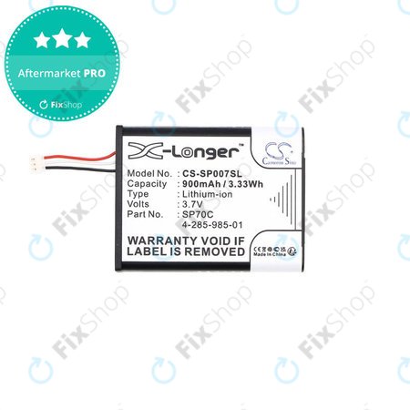 Baterie pentru Sony PSP E1000, E1002, E1004, E1008, 900mAh, Li-Ion, 3.7V, SP70C, HQ