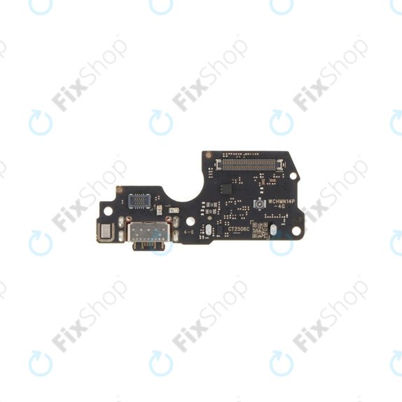 Xiaomi Redmi Note 14 Pro 4G 24116RACCG - Conector de Încărcare Placă PCB + SIM Cititor