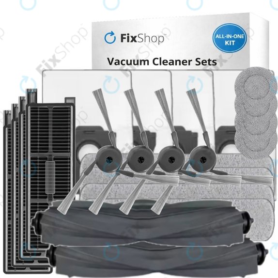 Set de piese de schimb pentru Dreame Mova Z50 Ultra, Z5, Z5 Pro (2x Perie principală, 4x Filter, 4x Perie laterală, 4x Mop, 4x Lavetă laterală de mop, 4x Sac de praf)