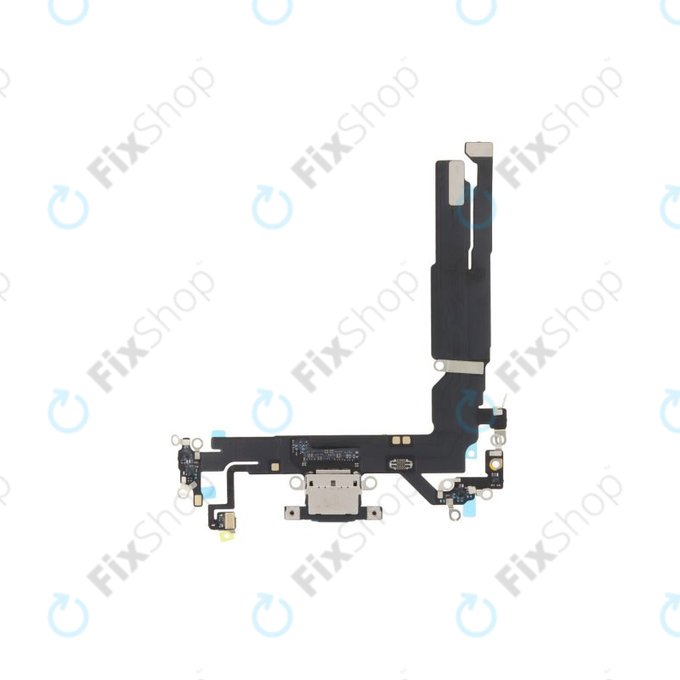 Apple iPhone 16 - Conector de Încărcare + Cablu Flex (Black)