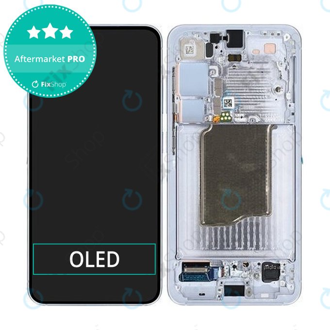 Samsung Galaxy S25 - Ecran LCD + Sticlă Tactilă + Ramă (Icy Blue) OLED