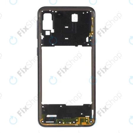 Samsung Galaxy A40 A405F - Ramă Mijlocie (Black) - GH97-22974A Genuine Service Pack