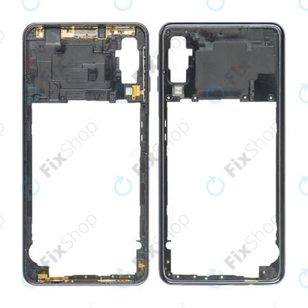 Samsung Galaxy A7 A750F (2018) - Ramă Mijlocie (Midnight Black) - GH98-43585A Genuine Service Pack