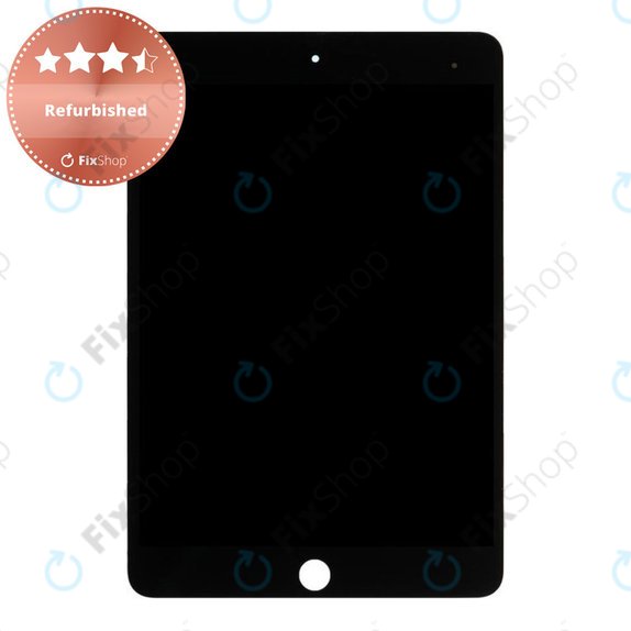 Ecran LCD pentru iPad Mini 5, Black, Sticlă Tactilă fără ramă, Refurbished