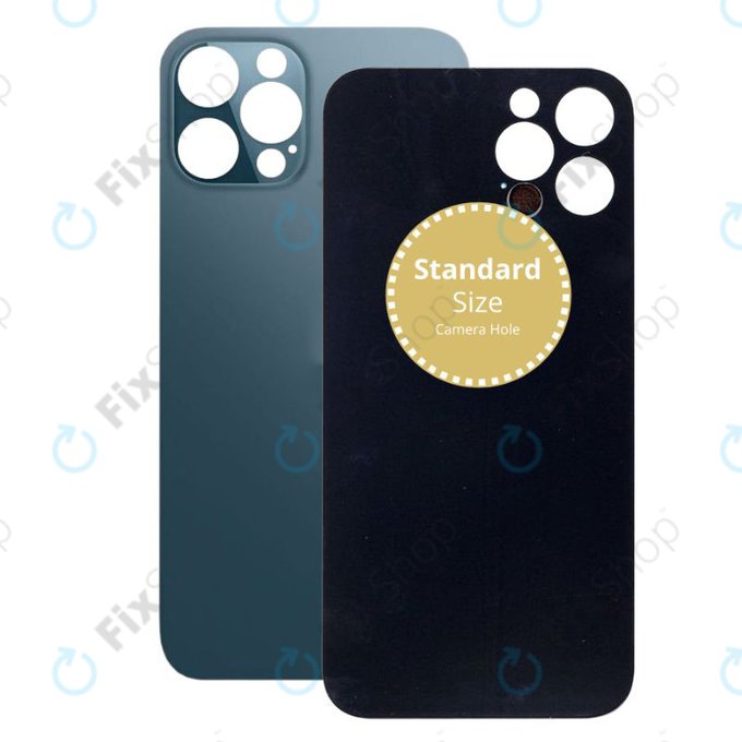 Apple iPhone 12 Pro Max - Sticlă Carcasă Spate (Blue)