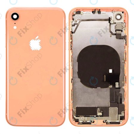 Apple iPhone XR - Carcasă Spate cu Piese Mici (Coral)