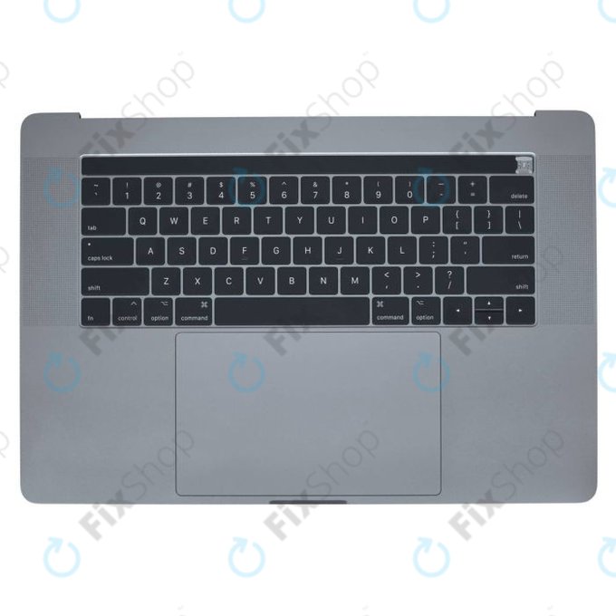 Apple MacBook Pro 15" A1707 (Late 2016 - Mid 2017) - Superior Ramă Tastatură + Tastatură (US) + Microfon + Trackpad + Boxe (Space Gray)