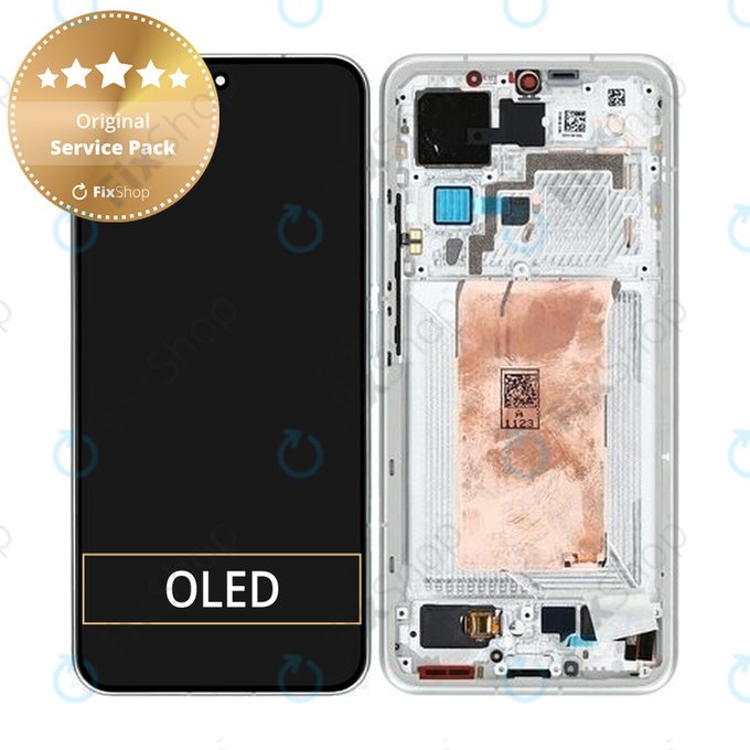 Xiaomi 15 5G - Ecran LCD + Sticlă Tactilă + Ramă (White) - 560062000O300 Genuine Service Pack