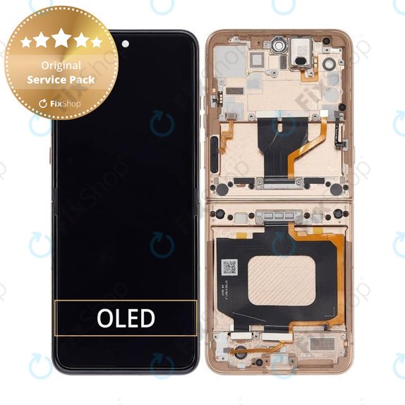 Motorola Razr 60 Ultra - Ecran LCD + Sticlă Tactilă + Ramă (Mountain Trail) - 5D68C29812 Genuine Service Pack